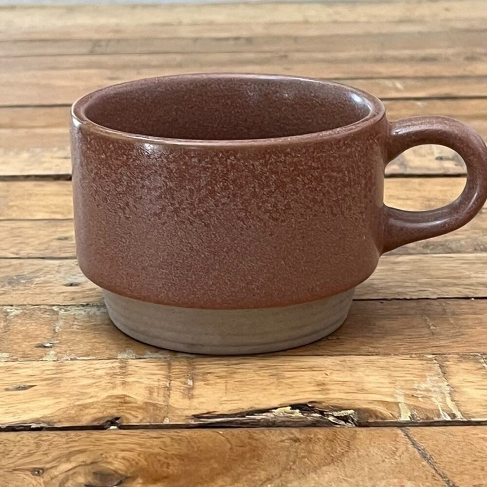 Hearth & Hand with Magnolia Stoneware Coffee Mug 3" Brown Glazed Exposed Base